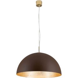 Pendellampe Eliano Braun Stahl 50 cm 50 cm - Pendellampe