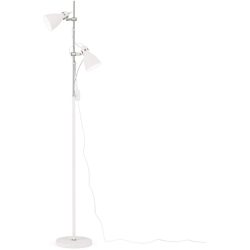 Stehlampe School Weiss Stahl 36 cm - Stehlampe