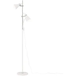 Stehlampe School Weiss Stahl 36 cm - Stehlampe