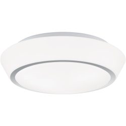 Deckenlampe Tena Grau Stahl 38 cm 38 cm - Farbe: chrom - Deckenlampe