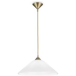 Pendellampe Grado Stahl 40 cm 40 cm - Farbe: Altmessing - Pendellampe