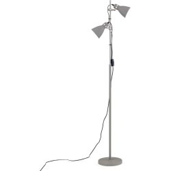 Stehlampe School Grau Stahl 36 cm - Stehlampe