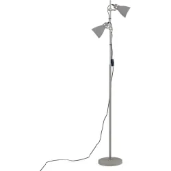 Stehlampe School Grau Stahl 36 cm - Stehlampe