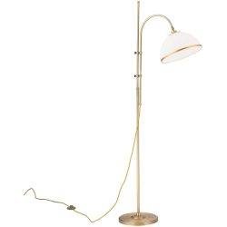 Stehlampe Old Lamp Stahl 48 cm 31 cm - Farbe: Altmessing - Stehlampe
