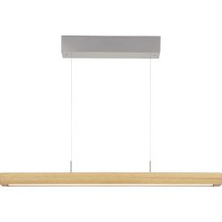 HERZBLUT Pendellampe Leonora Braun/Grau Metall/Holz 85 cm 160 cm - Farbe: grau/braun - LED - Lichtfarbe: Extra warmweiss - Helles Neutralweiss -