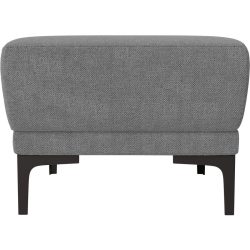 Hocker Bivio Grau/Schwarz Stoff/Metall 58 cm 45 cm - Material: Polyester/Polypropylen - Hocker