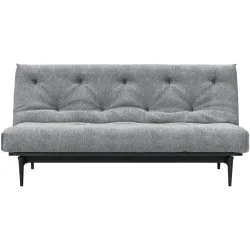 Innovation Bettsofa Rehalp Grau Holz/Stoff/Metall 200 cm 100 cm Verstellbare Lehne - Material: Holz, Stoff, Metall - Bettsofa