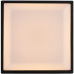 NORDLUX Wandlampe aussen Oliver Schwarz Kunststoff 17.5 cm 17.5 cm - LED - Lichtfarbe: Warmweiss - Material: PVC - Wandlampe aussen- LED