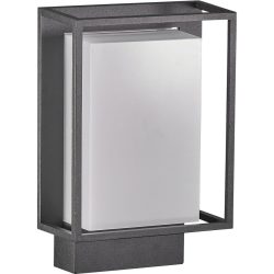 NORDLUX Wandlampe aussen Nestor Schwarz Aluminium 14.7 cm 22.1 cm - LED - Lichtfarbe: Extra warmweiss - Wandlampe aussen- LED Energiesparlampe