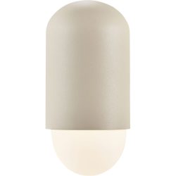 NORDLUX Wandlampe aussen Heka Beige Aluminium 10.6 cm 21.6 cm - Farbe: sand - Wandlampe aussen