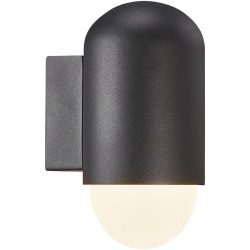 NORDLUX Wandlampe aussen Heka Schwarz Aluminium 10.6 cm 21.6 cm - Wandlampe aussen