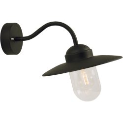 NORDLUX Wandlampe aussen Luxembourg Schwarz Metall 26 cm 27 cm - Wandlampe aussen