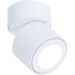 Spot Derby Weiss Metall 8.7 cm 10.9 cm - LED - Lichtfarbe: Warmweiss - Spot- LED Energiesparlampe