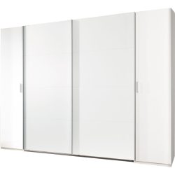 Schrank Filipo Weiss Holz 227 cm 65 cm 210 cm - Material: Holzwerkstoff - Schrank