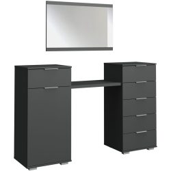 Kommode Peyton A Grau Holzwerkstoff 165 cm 41 cm - Farbe: graphit - Kommode