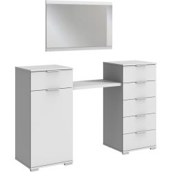 Kommode Peyton A Weiss Holzwerkstoff 165 cm 41 cm - Kommode