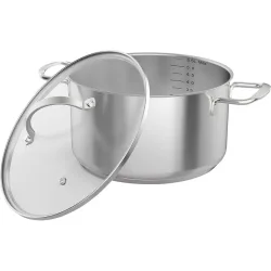 Kasserolle Pentola Edelstahl Edelstahl 24 cm 13 cm 24 cm - Kasserolle