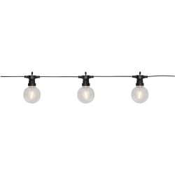 Lichterkette Big Circus Kunststoff 450 cm - Farbe: Schwarz - LED - Lichtfarbe: Warmweiss - Lichterkette- LED Energiesparlampe