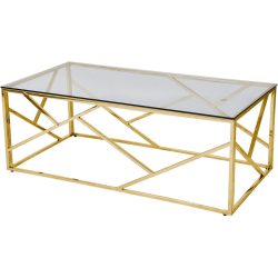 Salontisch Moldura Gold Metall 120 cm - Salontisch