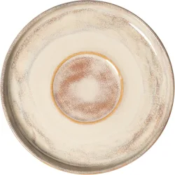 Gipfelstück Untertasse Nebelwald Beige Keramik - Untertasse