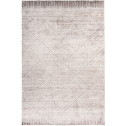 Teppich Eden Grau Bambus 160 cm 230 cm - Farbe: hellgrau - Material: Bambusseide - Teppich
