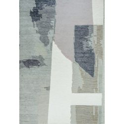 Teppich Ligras Grau/Beige/Weiss Kunststoff/Baumwolle 80 cm 150 cm - Farbe: Grau, Beige, Weiss - Material: Acryl, Baumwolle, Polyester - Teppich