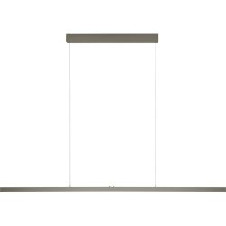 Designer-Pendellampe Bankamp Line bronze 150 cm - LED - Lichtfarbe: Extra warmweiss - Material: Aluminium - Designer-Pendellampe- LED Energiesparlampe