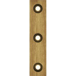 HERZBLUT Deckenlampe Lennon Schwarz Holz 72 cm 6 cm - Farbe: natur/schwarz - Material: Nickel/Holz - Deckenlampe