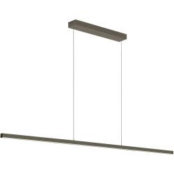 Designer-Pendellampe Bankamp Line bronze 200 cm - LED - Lichtfarbe: Extra warmweiss - Material: Aluminium - Designer-Pendellampe- LED Energiesparlampe