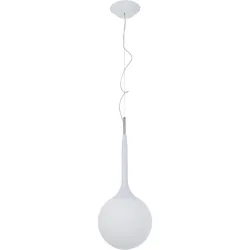 Designer-Pendellampe Artemide Castore E27 D 72 cm - Farbe: Weiss - Material: Polycarbonat - Designer-Pendellampe