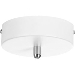 Giberti Luce Baldachin Rosone Weiss Metall 13 cm - Baldachin