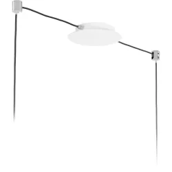 Giberti Luce Baldachin Rosone Weiss Metall 18 cm - Baldachin