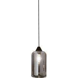 Giberti Luce Pendellampe Alessia XL Grau Glas 18 cm 31 cm - Pendellampe