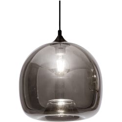 Giberti Luce Pendellampe Elisa XL Grau Glas 27 cm 14 cm - Pendellampe