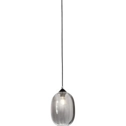 Giberti Luce Pendellampe Giulia L Grau Glas 20 cm 28 cm - Pendellampe