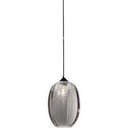 Giberti Luce Pendellampe Giulia XL Grau Glas 25 cm 36 cm - Pendellampe