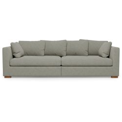 Sofa Malia Beige Stoff 266 cm 113 cm - Sofa
