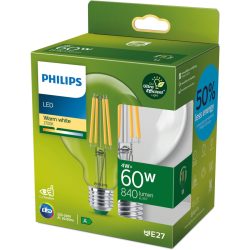 Leuchtmittel Philips Glas E27 4 W - Farbe: klar - LED - Lichtfarbe: Extra warmweiss - Leuchtmittel- LED Leuchtmittel