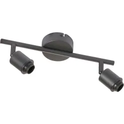 Spot Nero M6 Schwarz Metall 8 cm 12 cm - Spot