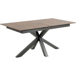 Esstisch Amiri Braun Keramik/Stahl 168 cm - Material: Keramik, Stahl - Esstisch