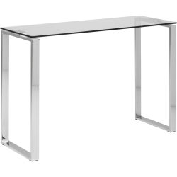 Konsole Katrine Transparent/Silber Glas/Stahl 110 cm - Konsole