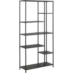 Regal Newcastle Schwarz Metall 79.5 cm 165 cm - Regal