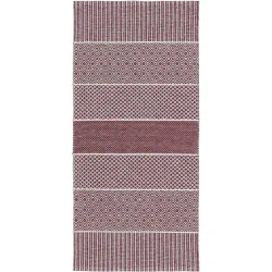 HORREDSMATTAN Outdoor-Teppich Alfie rot Streifen PVC 70 x 300 cm - Outdoor-Teppich