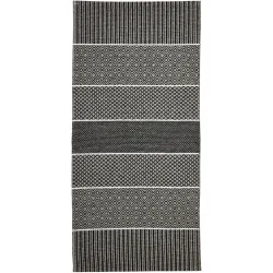 HORREDSMATTAN Outdoor-Teppich Alfie graphite Streifen PVC 70 x 300 cm - Outdoor-Teppich