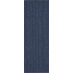 HORREDSMATTAN Outdoor-Teppich Solo marine Gefleckt/Meliert PVC 70 x 100 cm - Outdoor-Teppich