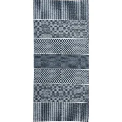 HORREDSMATTAN Outdoor-Teppich Alfie blau Streifen PVC 70 x 150 cm - Outdoor-Teppich