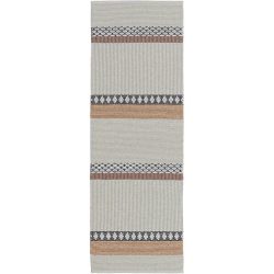 HORREDSMATTAN Outdoor-Teppich Savanne Grau 200 cm 250 cm - Farbe: hellgrau - Material: PVC - Outdoor-Teppich