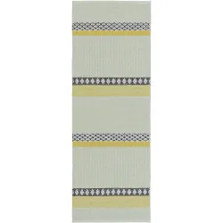HORREDSMATTAN Outdoor-Teppich Savanne Aqua Streifen PVC 70 x 400 cm - Outdoor-Teppich