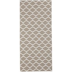 HORREDSMATTAN Outdoor-Teppich Wave Beige 200 cm 200 cm - Material: PVC - Outdoor-Teppich
