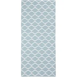 HORREDSMATTAN Outdoor-Teppich Wave blau PVC 70 x 100 cm - Outdoor-Teppich